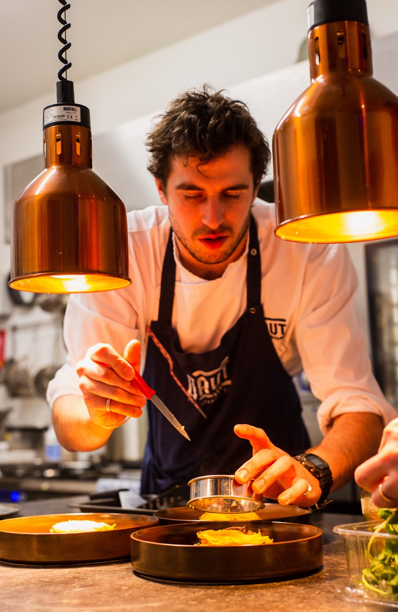 Küchenchef Luca Moretti in der Osteria da Luca Frankfurt